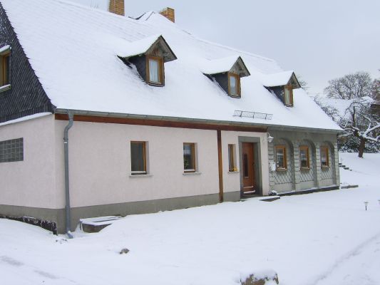 Haus im Winter